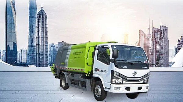 凌宇壓縮式垃圾車-固廢生活垃圾污物克星！