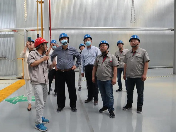 中國工程機械工業(yè)協(xié)會混凝土機械分會符忠軒會長一行蒞臨中集凌宇調(diào)研指導